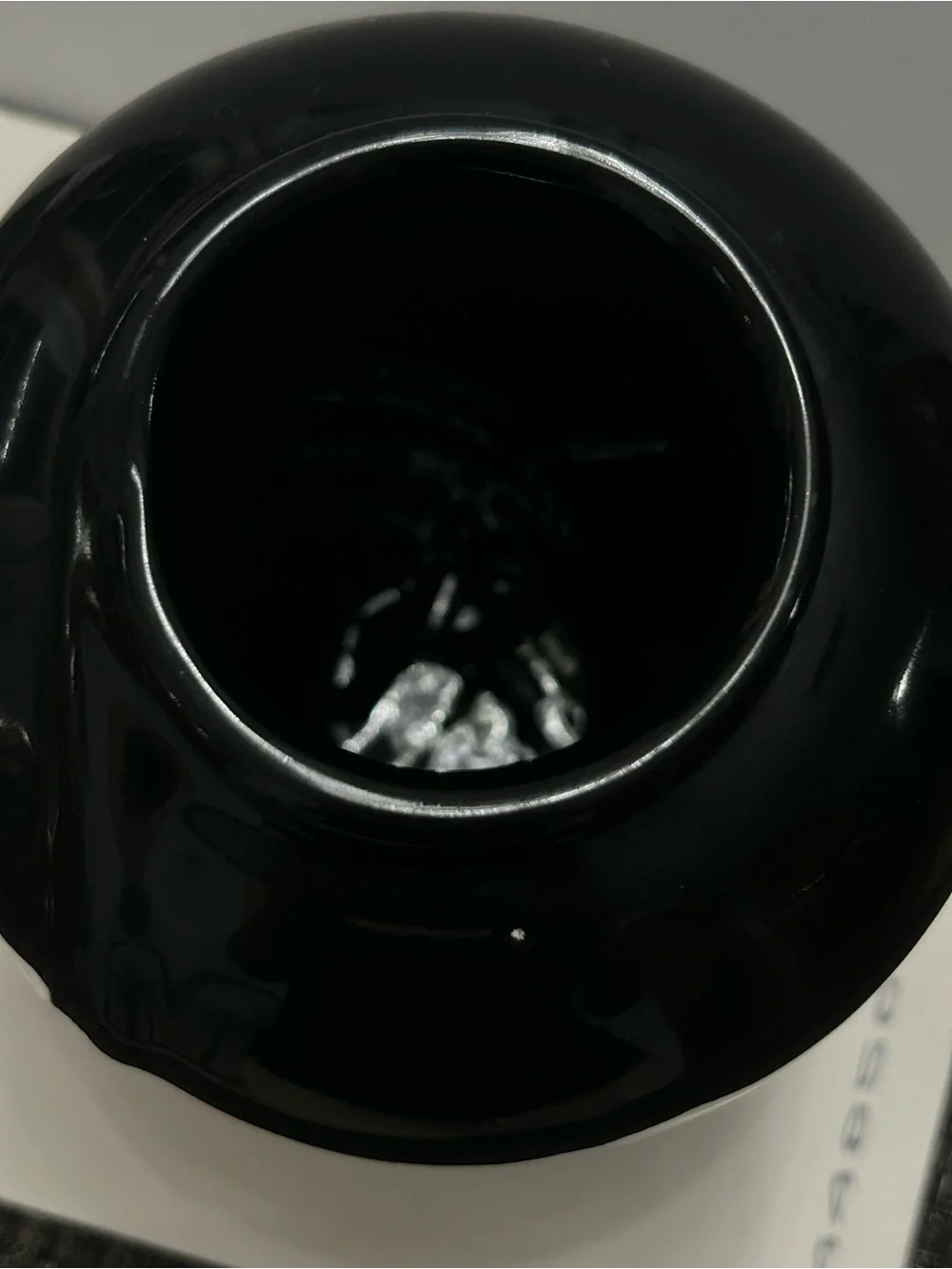 Haeger Black Vase Swirl Vintage Ceramic